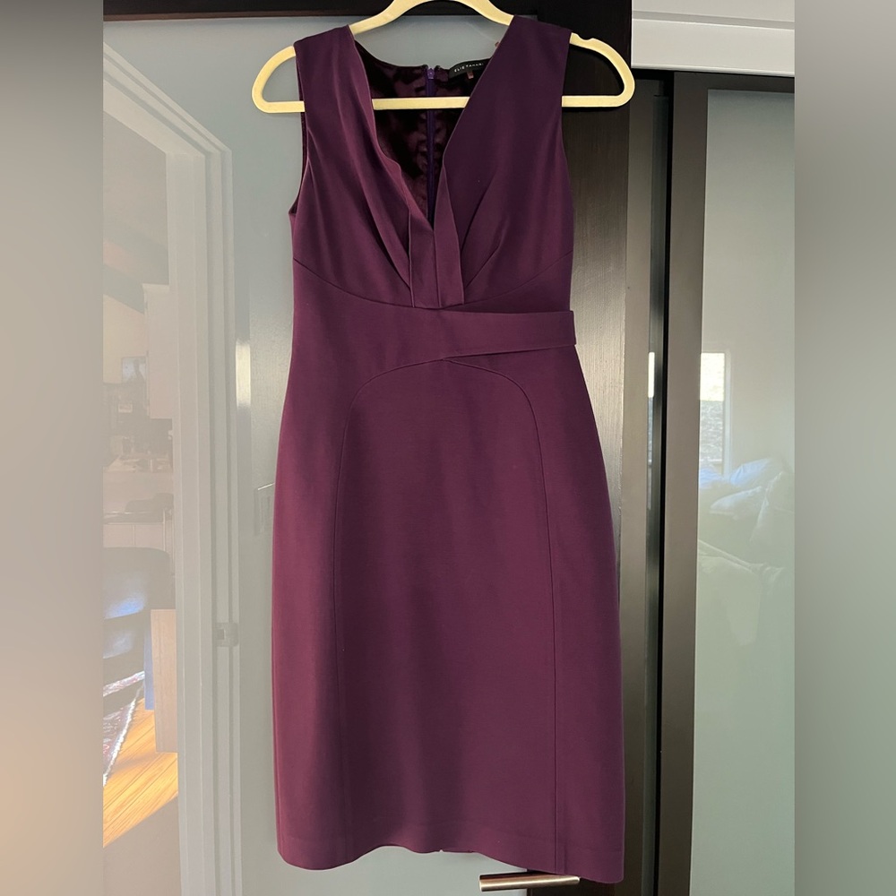 Tahari dress purple